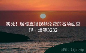 笑死！暖暖直播视频免费的名场面重现 · 爆笑3232