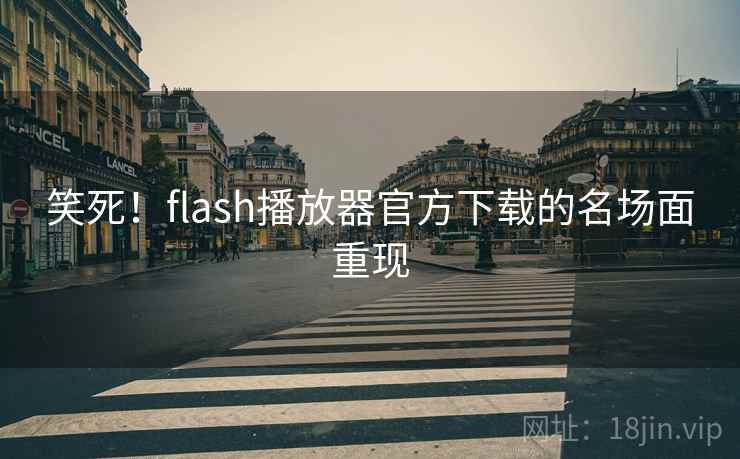 笑死！flash播放器官方下载的名场面重现